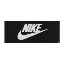 Nike Club Towelling Beach Towel in Black - thumbnail 1