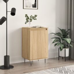 Berkfield Home Sideboard Sonoma Oak 40x35x70 cm Engineered Wood in Grey - Size: 40 x 35 x 70 cm