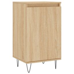 Berkfield Home Sideboard Sonoma Oak 40x35x70 cm Engineered Wood in Grey - Size: 40 x 35 x 70 cm - thumbnail 2