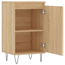 Berkfield Home Sideboard Sonoma Oak 40x35x70 cm Engineered Wood in Grey - Size: 40 x 35 x 70 cm - thumbnail 6