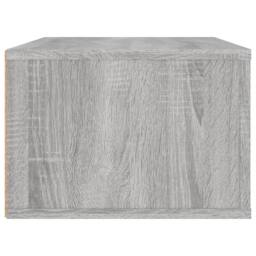Berkfield Home Hanging TV Cabinet Grey Sonoma 80x36x25 cm Engineered Wood - Size: 80 x 36 x 25 cm - thumbnail 8