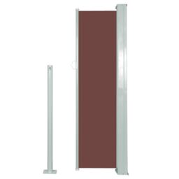 Berkfield Home Retractable Side Awning 120 x 300 cm Brown - thumbnail 3