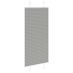 Berkfield Home Pleated Blind Anthracite 55x150 cm Fabric Width 54.4 cm Polyester in Black - thumbnail 4