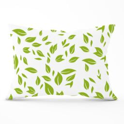 Warren Reed - Designer Green Leaves Cushions - Size: 60 cm x 60 cm - thumbnail 1