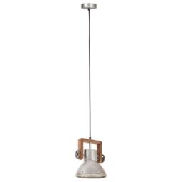 Berkfield Home Industrial Hanging Lamp 25 W Silver Round 19 cm E27 - thumbnail 5