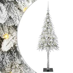 Berkfield Home Christmas Tree with 150 LEDs White 120 cm PE & Steel - thumbnail 2