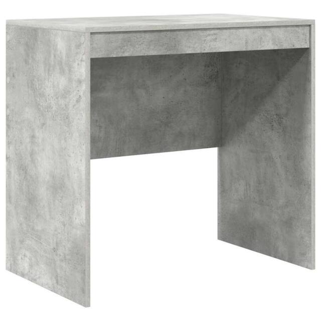 Berkfield Home Desk Concrete Grey 80x50x76 cm Engineered wood - Size: 80 x 50 x 76 cm - image 1