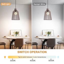 Harper Living Pendant Ceiling Light, Pendant Light Fitting with Cage Shade, Mocha in Brown - thumbnail 4