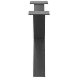 Berkfield Home Coffee Table Legs X-Shaped 2 pcs Anthracite 70x(42-43) cm Steel in Black - thumbnail 6