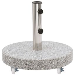 Berkfield Home Parasol Base Granite 30 kg Round Grey