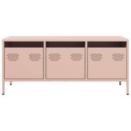 Berkfield Home TV Cabinet Pink 101.5x39x43.5 cm Cold-rolled Steel - thumbnail 4