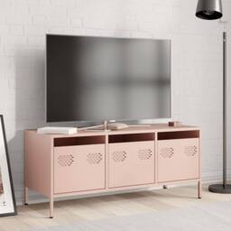 Berkfield Home TV Cabinet Pink 101.5x39x43.5 cm Cold-rolled Steel