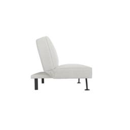 Wyld Haus Malahide Ivory Boucle Tufted Single Sofa Bed Black Metal Legs - thumbnail 6