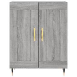 Berkfield Home Highboard Grey Sonoma 69.5x34x180 cm Engineered Wood - thumbnail 8