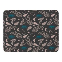 Benjamin Tate Design Floral Magic Eyes Blanket in Natural - Size: 120 cm x 150 cm - thumbnail 1