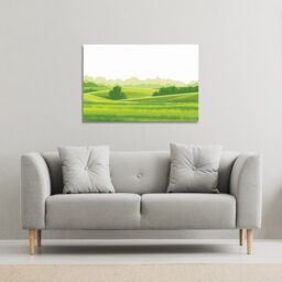 Benjamin Tate Design landscape illustration (Canvas Print) / 152 x 101 x 4cm in Natural - Size: 152 x 101 x 4 cm - thumbnail 1
