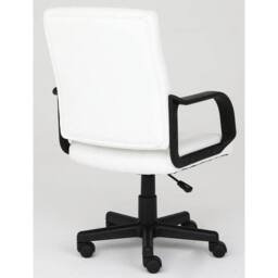 EONLION WHITE Home Office Chair Computer Chair Adjustable - Size: 100 cm - thumbnail 3