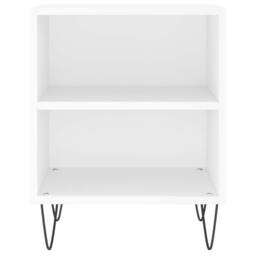 Berkfield Home Elegant Bedside Cabinets 2 pcs White 40x30x50 cm Engineered Wood - Size: 40 x 30 x 50 cm - thumbnail 5