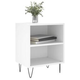 Berkfield Home Elegant Bedside Cabinets 2 pcs White 40x30x50 cm Engineered Wood - Size: 40 x 30 x 50 cm - thumbnail 1
