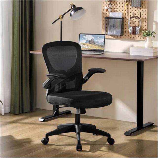 SPETLEK Mesh Home Office Chair Adjustable Arms Height Black - image 1