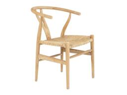 Vente-unique Set Of 6 Teak & Wicker Chairs - Natural - POGIANA in Light Oak - thumbnail 6