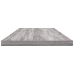 Berkfield Home Wall Shelves 4 pcs Grey Sonoma 80x20x1.5 cm Engineered Wood - thumbnail 4