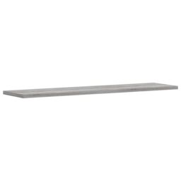 Berkfield Home Wall Shelves 4 pcs Grey Sonoma 80x20x1.5 cm Engineered Wood - thumbnail 3