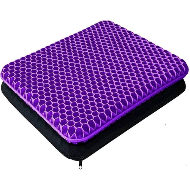NESTLUNE Purple Breathable Egg Sitting Cushion Gel Seat Cool - Size: 100 cm x 190 cm - image 1