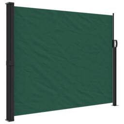 Berkfield Home Retractable Side Awning Dark Green 160x600 cm - thumbnail 2