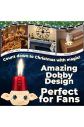 Harry Potter Christmas Candle (Dobby) Tapered Candle 12-hr - thumbnail 4