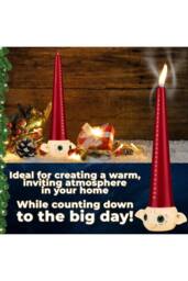 Harry Potter Christmas Candle (Dobby) Tapered Candle 12-hr - thumbnail 5