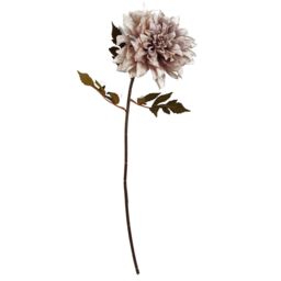 Leaf 55cm Artificial Dahlia Flower Stem Dusty Pink - thumbnail 2