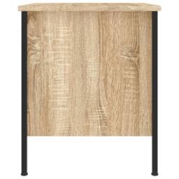 Berkfield Home Durable Bedside Cabinet Sonoma Oak 40x42x50 cm Engineered Wood in Light Tan - Size: 40 x 42 x 50 cm - thumbnail 7