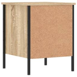Berkfield Home Durable Bedside Cabinet Sonoma Oak 40x42x50 cm Engineered Wood in Light Tan - Size: 40 x 42 x 50 cm - thumbnail 8