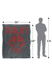 Warner Brothers Mortal Kombat 152x127cm Fatality Silky Touch Super Soft Throw Blanket in White - Size: 152x127 cm - thumbnail 5