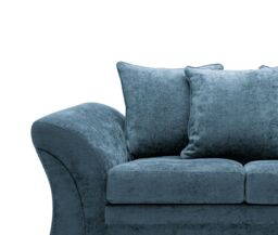 Abakus Direct Farrow Crushed Chenille 2 Seater Sofa in Blue - thumbnail 4