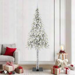 Berkfield Home Christmas Tree with 300 LEDs White 210 cm PE & Steel