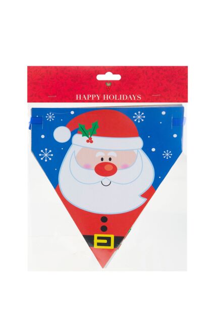 VFM e-Store Christmas Bunting Santa, Snowman, Gingerbread, Bear, Penguin - image 1