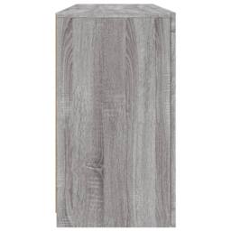 Berkfield Home Sideboard with LED Lights Grey Sonoma 142.5x37x67 cm - thumbnail 7