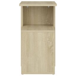Berkfield Home Side Table Sonoma Oak 36x30x56 cm Engineered Wood in Brown - Size: 36 x 30 x 56 cm - thumbnail 5