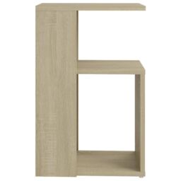 Berkfield Home Side Table Sonoma Oak 36x30x56 cm Engineered Wood in Brown - Size: 36 x 30 x 56 cm - thumbnail 4