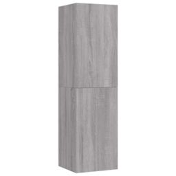 Berkfield Home Wall-mounted TV Cabinet Grey Sonoma 30.5x30x110 cm - thumbnail 2
