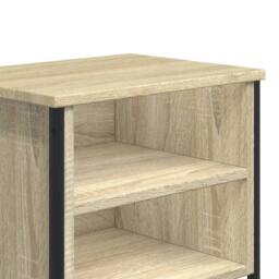 Berkfield Home Bedside Cabinet Sonoma Oak 2 pcs 40x30x40 cm Engineered Wood in Light Tan - Size: 40 x 30 x 40 cm - thumbnail 8