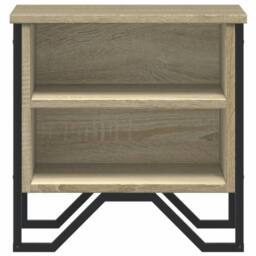 Berkfield Home Bedside Cabinet Sonoma Oak 2 pcs 40x30x40 cm Engineered Wood in Light Tan - Size: 40 x 30 x 40 cm - thumbnail 5