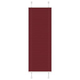 Berkfield Home Pleated Blind Bordeaux Red 45x100 cm Fabric Width 44.4 cm Polyester