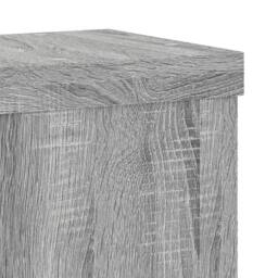 Berkfield Home Plant Stands 2 pcs Grey Sonoma 15x15x20 cm Engineered Wood - Size: 15 x 15 x 20 cm - thumbnail 8
