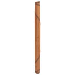 Berkfield Home Rug Round Brown100 cm Bamboo in Brown - Size: Medium - thumbnail 1