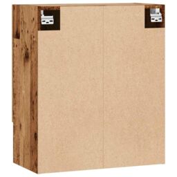 Berkfield Home Wall Cabinet Old Wood 60x31x70 cm Engineered Wood in Brown - Size: 60 x 31 x 70 cm - thumbnail 6