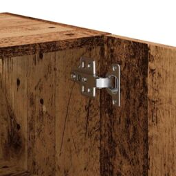 Berkfield Home Wall Cabinet Old Wood 60x31x70 cm Engineered Wood in Brown - Size: 60 x 31 x 70 cm - thumbnail 9