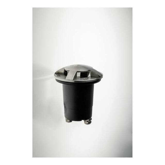 Netlighting HUMMER Outdoor LED Recessed Floor & Decking Steel IP67 10.5x14.4cm in Grey - Size: 10.5x14.4 cm - image 1